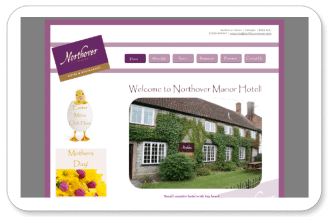 Content Managemnt System for Northover Manor Hotel